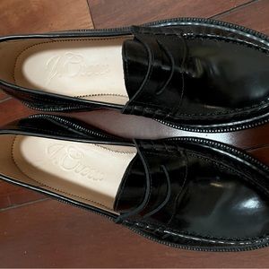 Leather J Crew Loafers